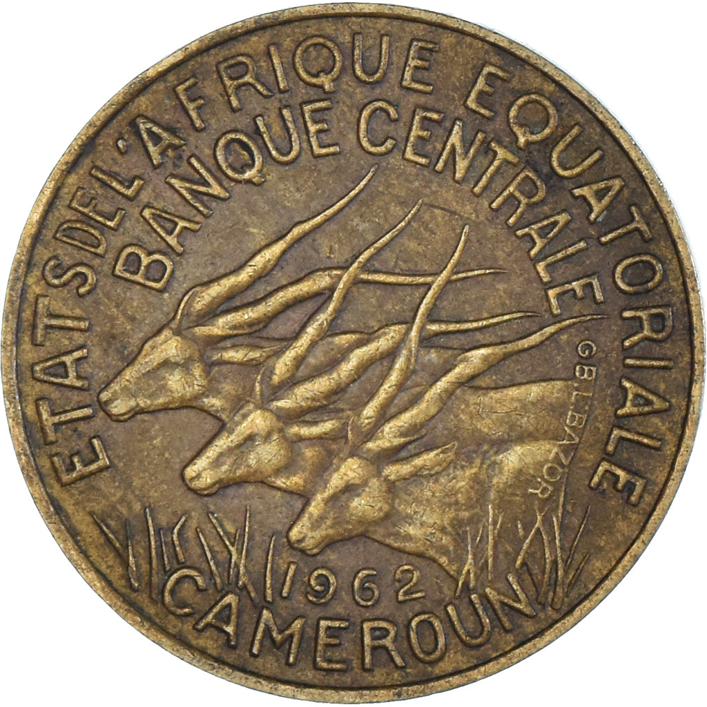 Moneda, Camerún, 10 Francs, 1962