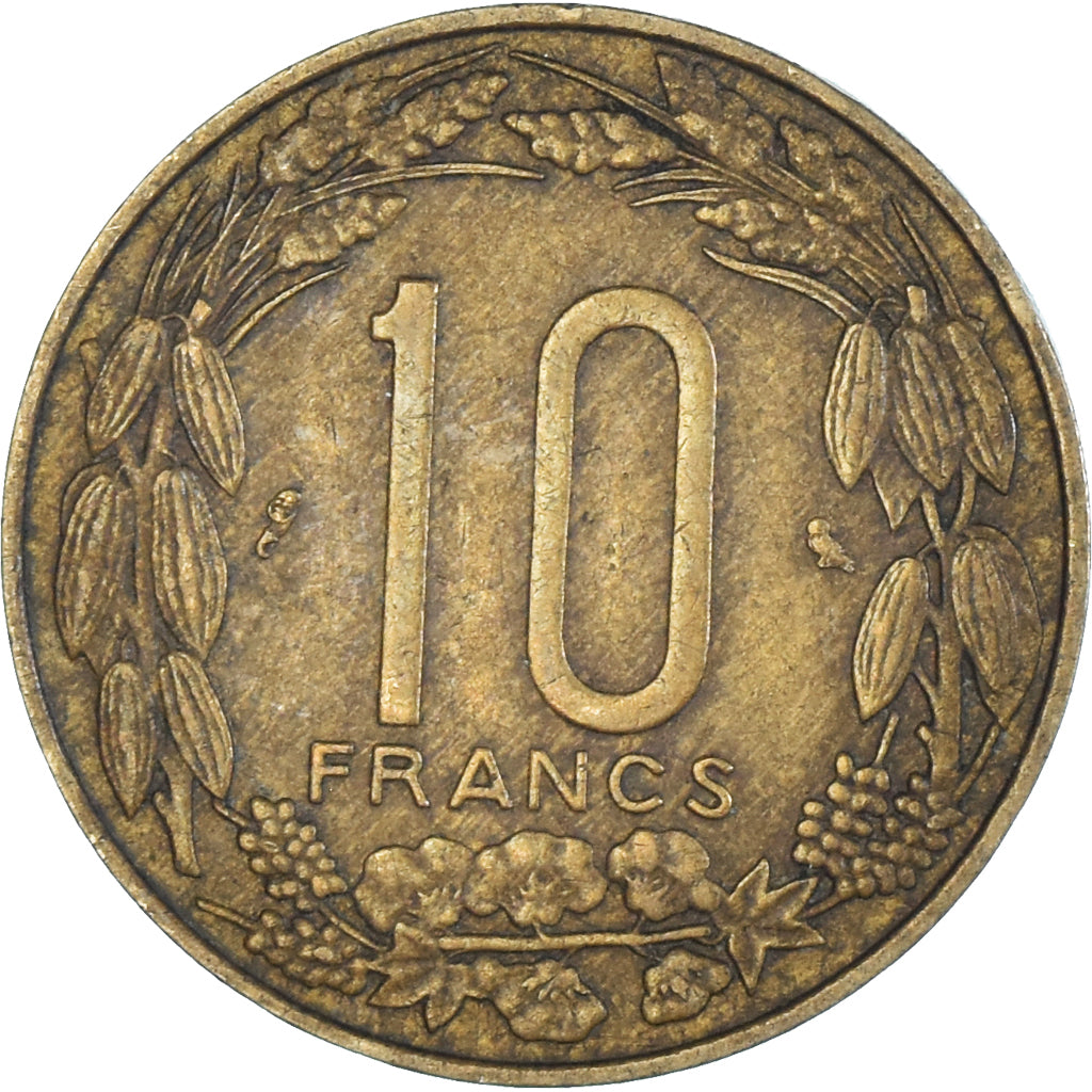 Moneda, Camerún, 10 Francs, 1962