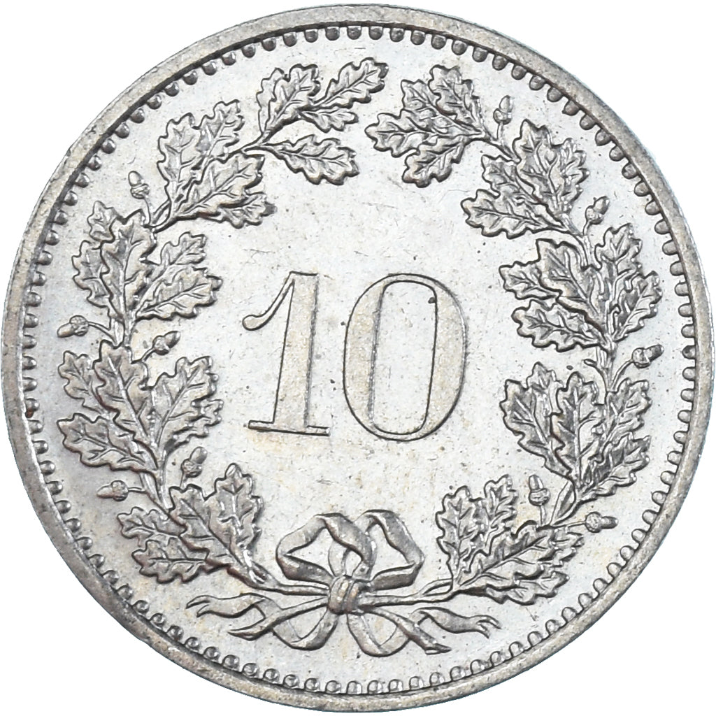 Moneta, Szwajcaria, 10 Rappen, 1984