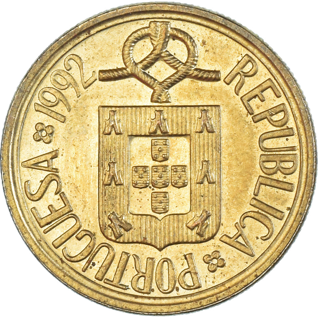 Moneda, Portugal, 5 Escudos, 1992