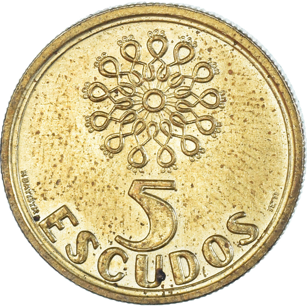 Moneda, Portugal, 5 Escudos, 1992
