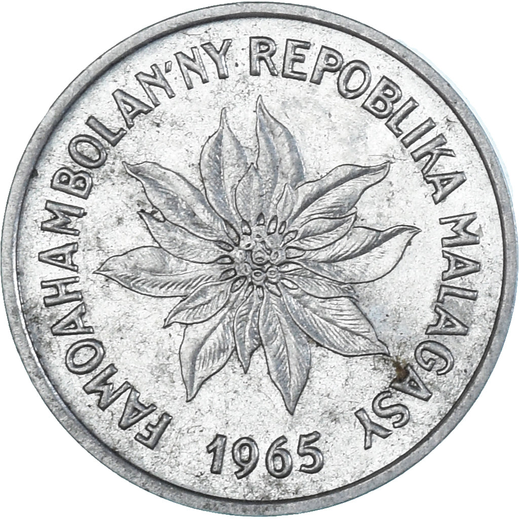 Moneta, Madagascar, Franc, 1965