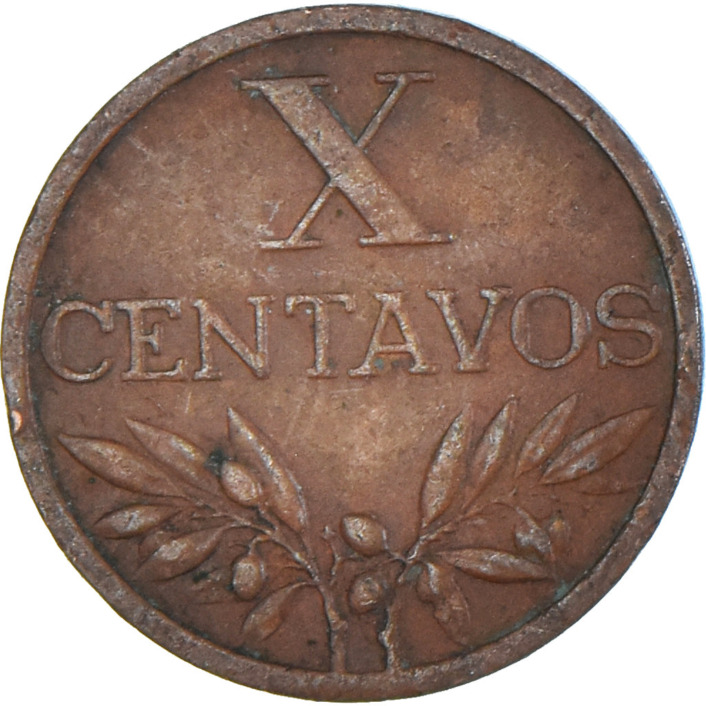 Münze, Portugal, 10 Centavos, 1962