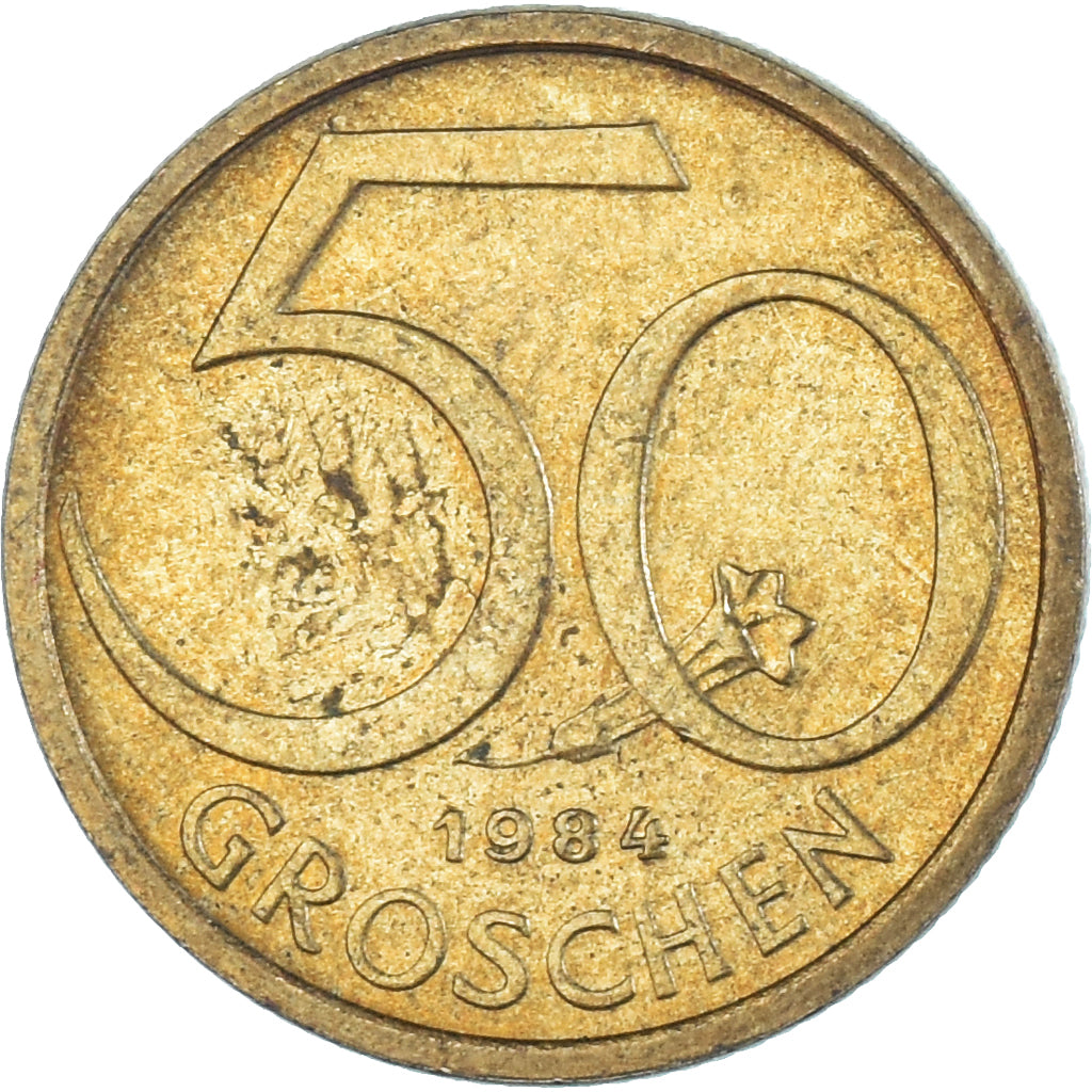 Moneta, Austria, 50 Groschen, 1984