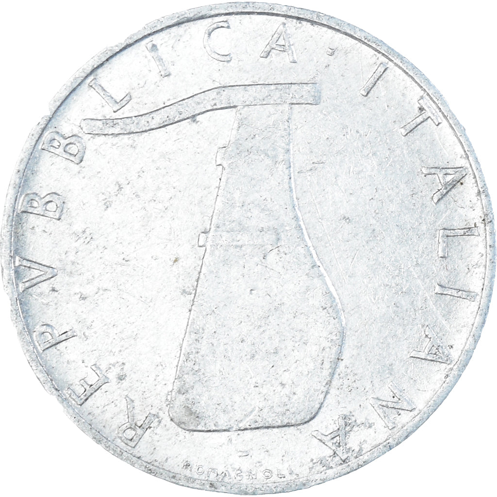 Moneta, Włochy, 5 Lire, 1967