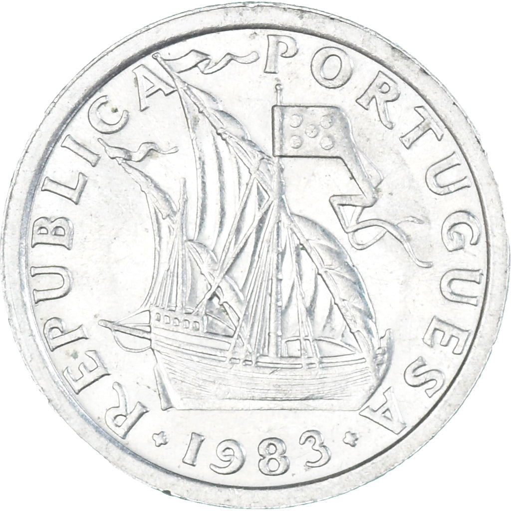 Münze, Portugal, 2-1/2 Escudos, 1983
