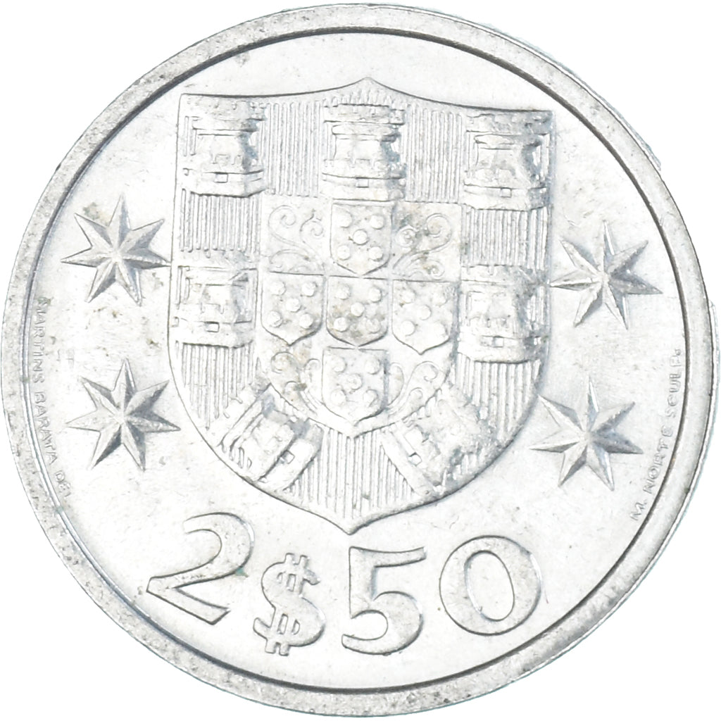 Münze, Portugal, 2-1/2 Escudos, 1983