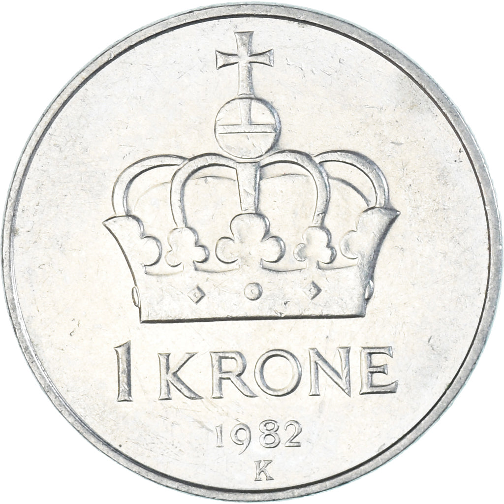 Coin, Norway, Krone, 1982