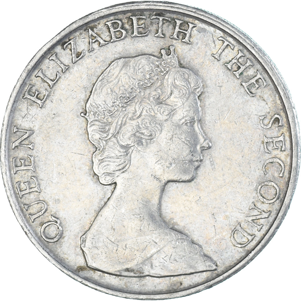 Coin, Hong Kong, 5 Dollars, 1980