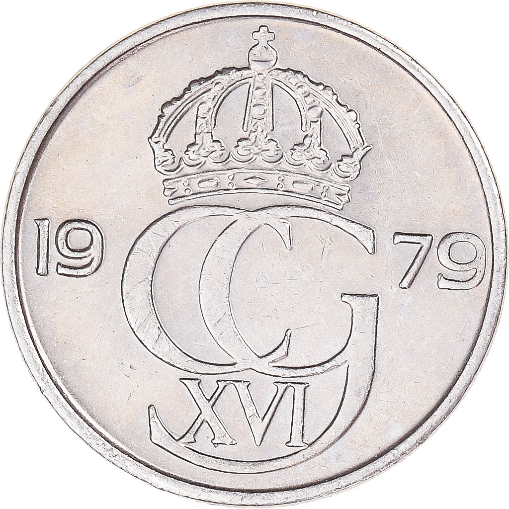 Moneta, Svezia, 25 Öre, 1979