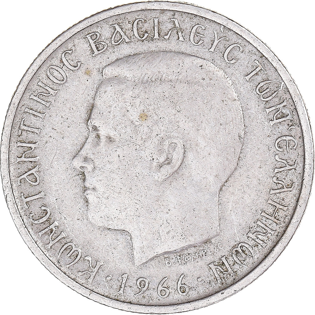 Moneta, Grecia, Drachma, 1966