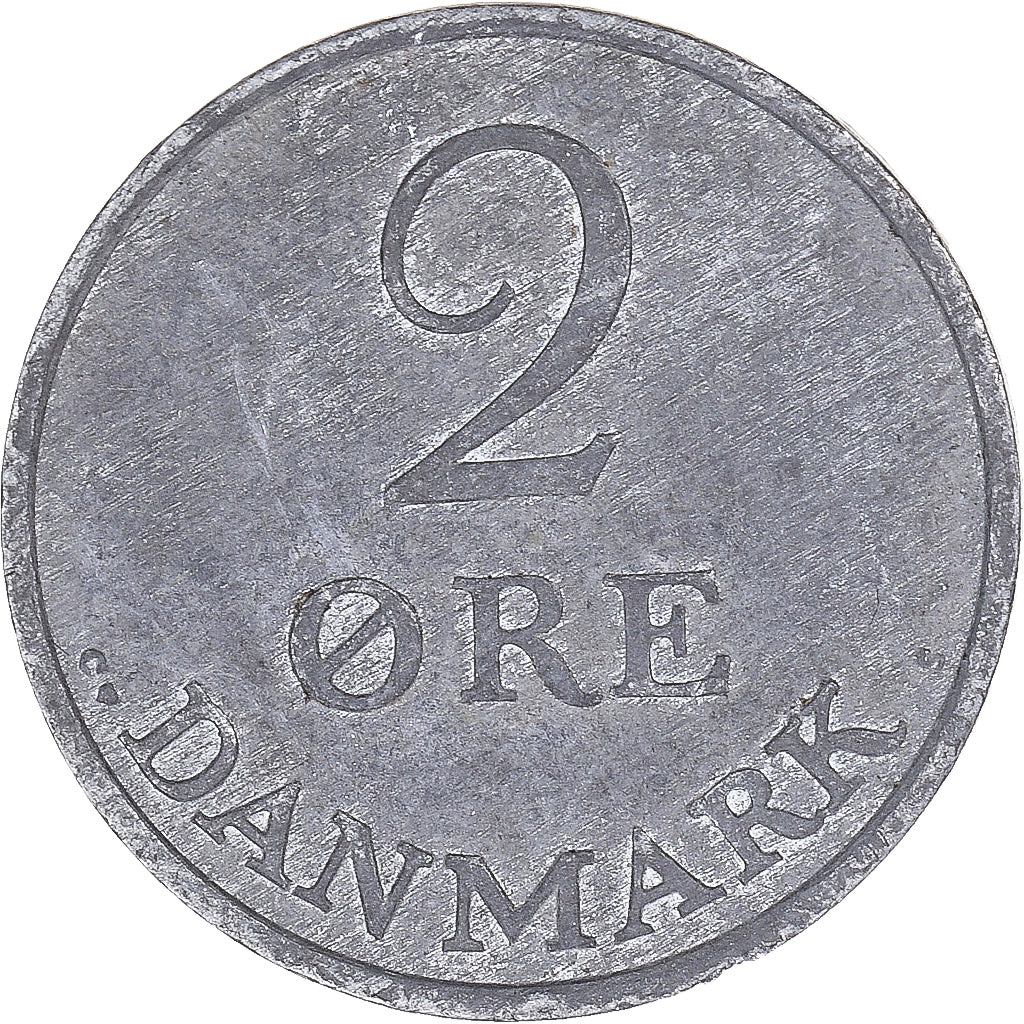 Moneta, Danimarca, 2 Öre, 1960