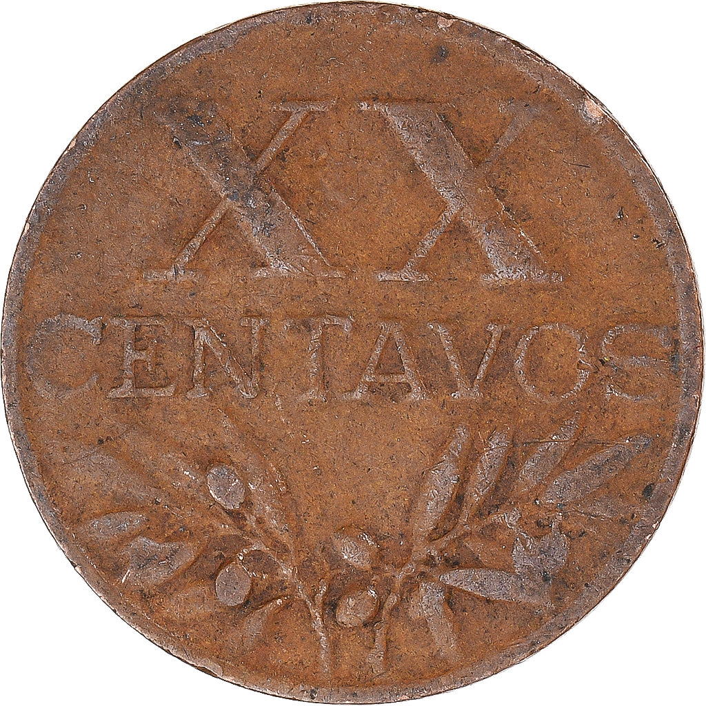 Monnaie, Portugal, 20 Centavos, 1958
