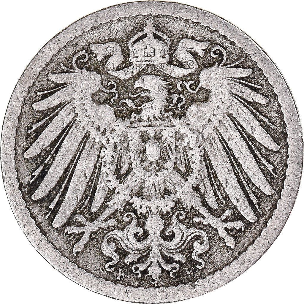 Munten, Duitsland, 5 Pfennig, 1891
