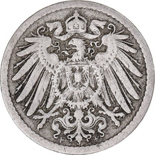 Munten, Duitsland, 5 Pfennig, 1891