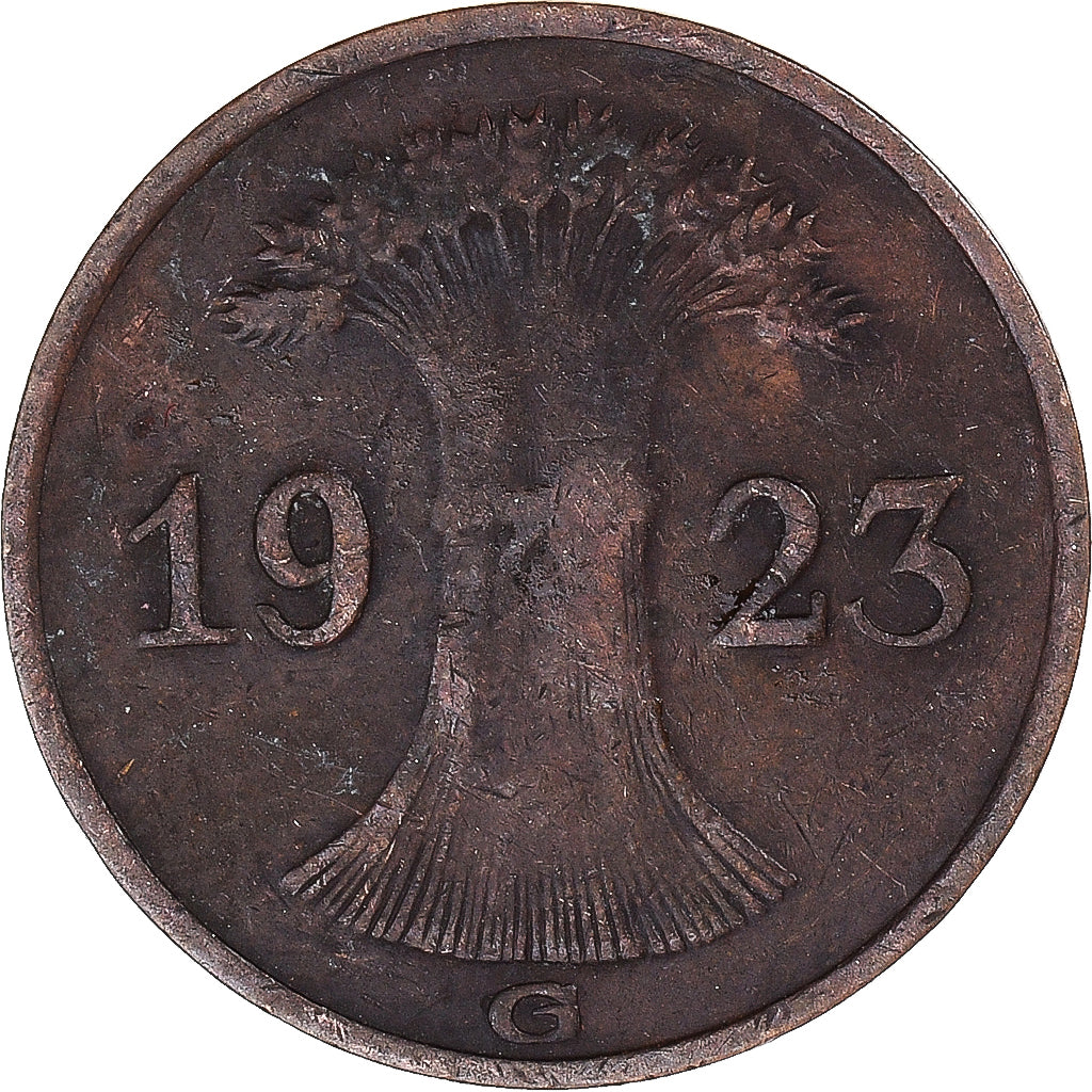 Moeda, Alemanha, Rentenpfennig, 1923