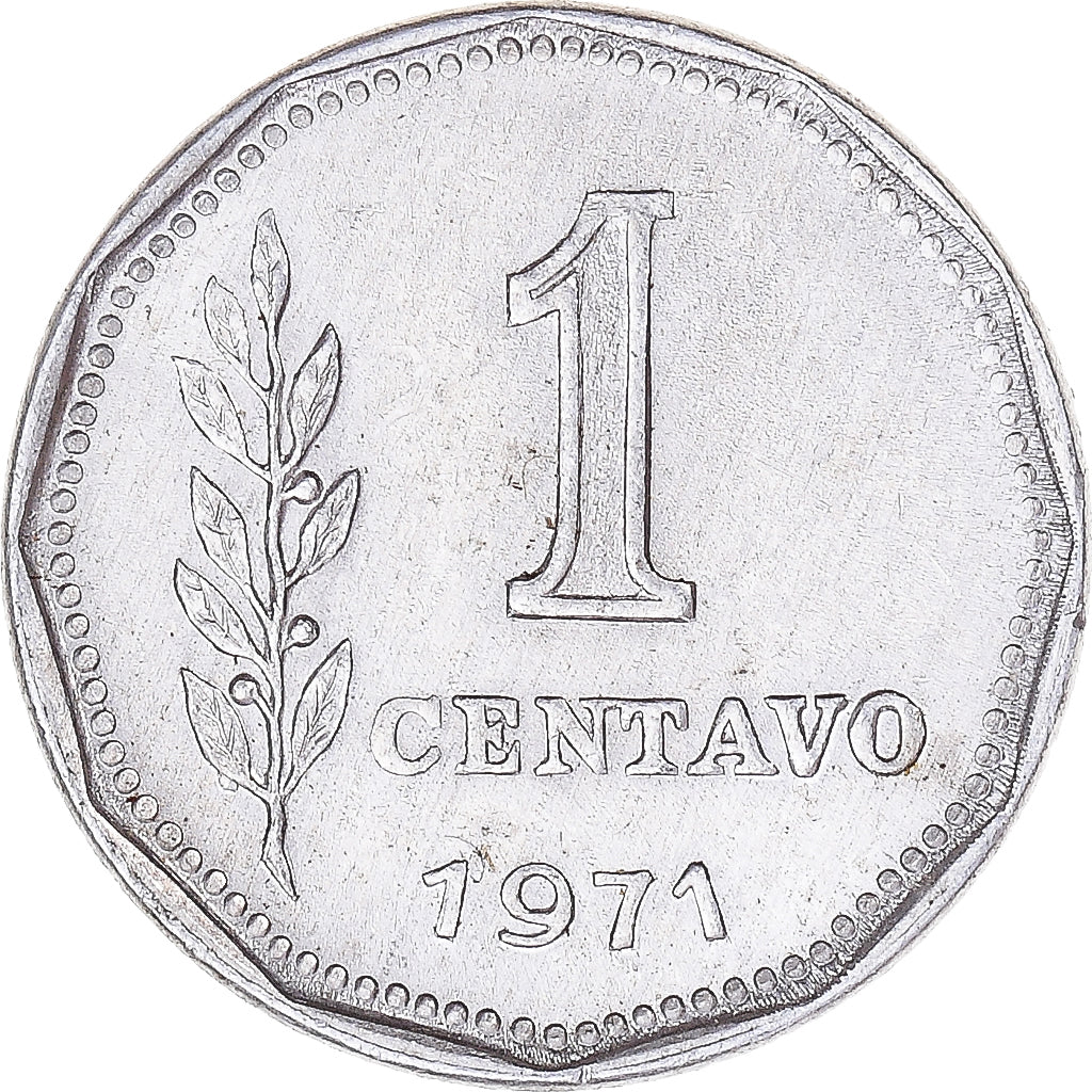 Coin, Argentina, Centavo, 1971