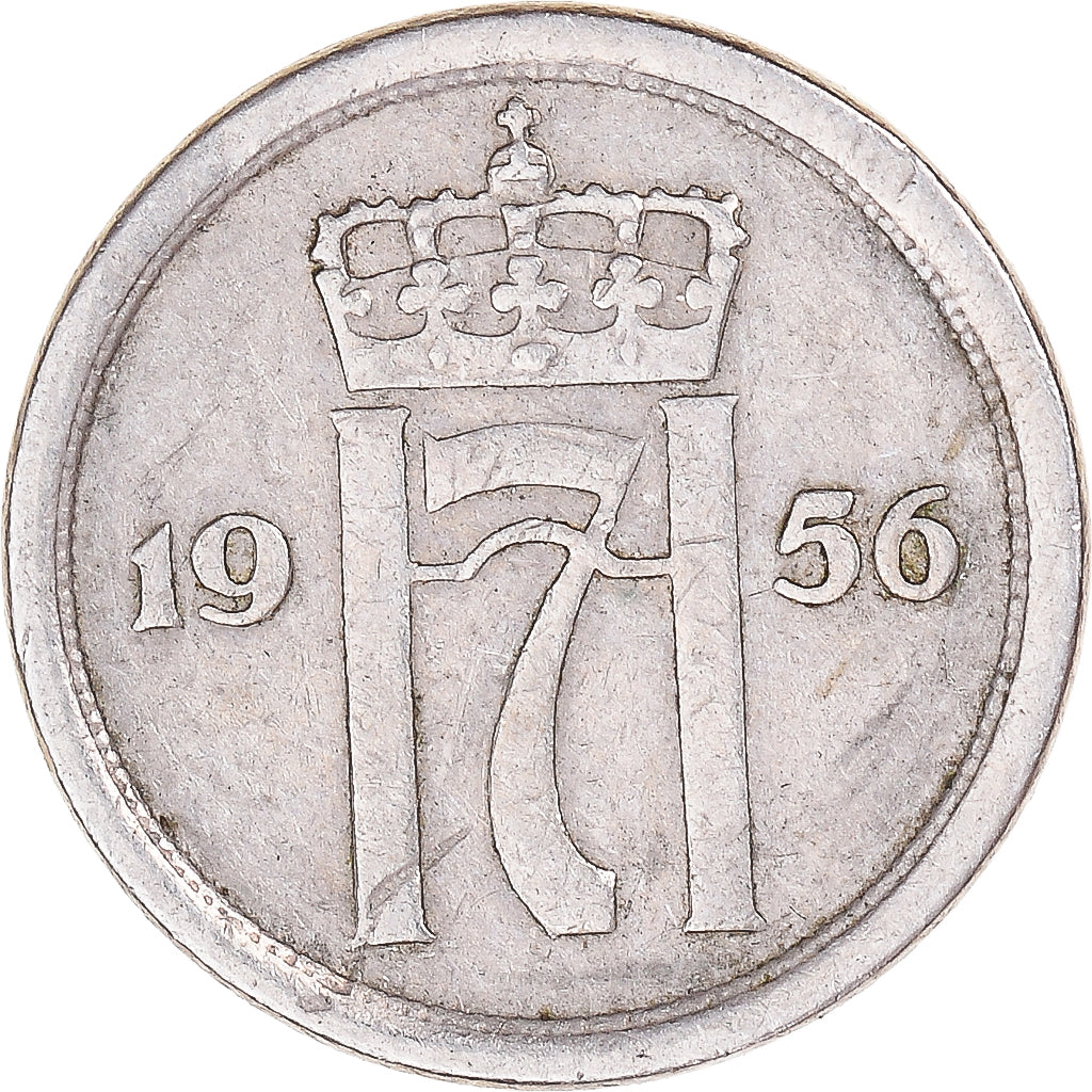 Moneta, Norwegia, 25 Öre, 1956