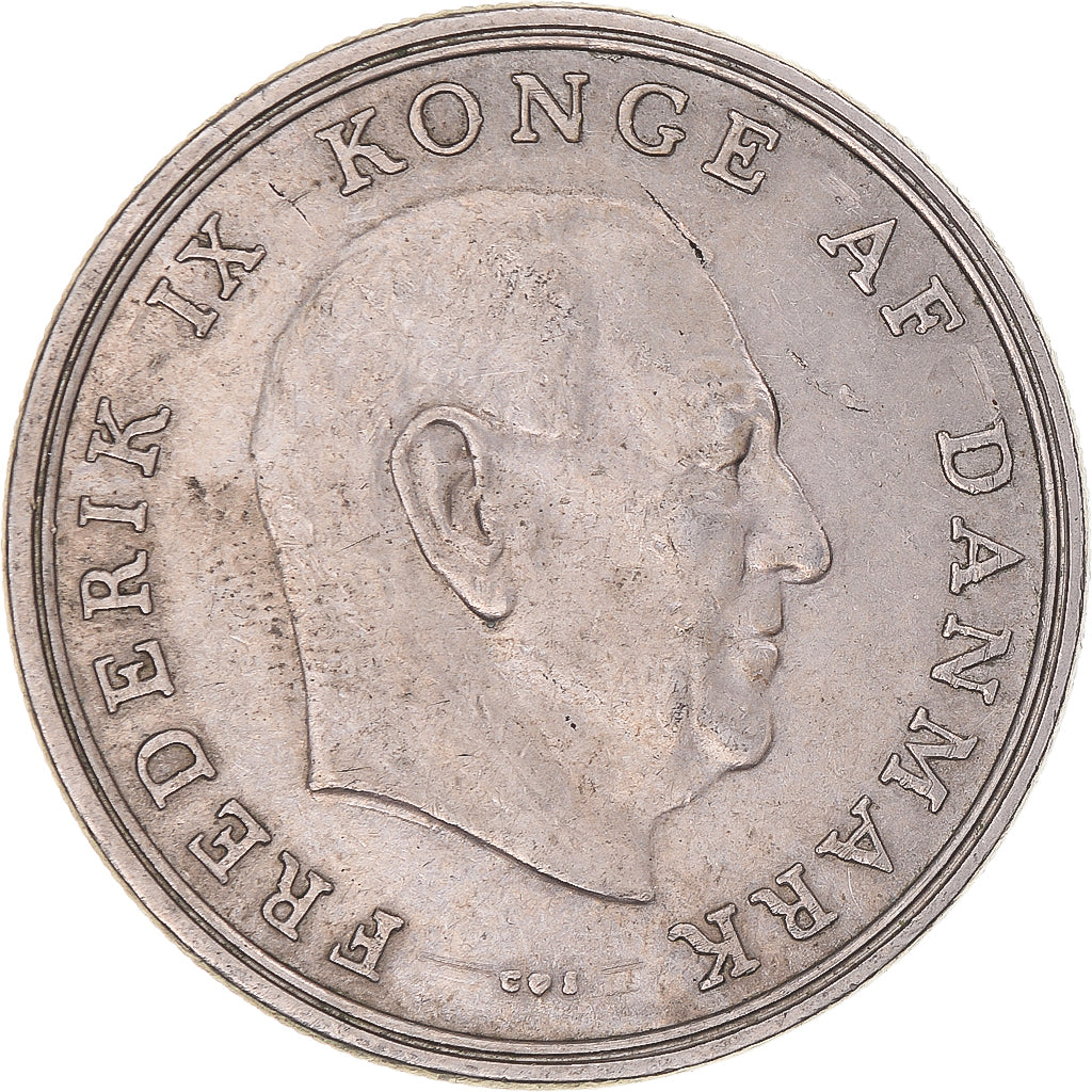 Moneta, Danimarca, 5 Kroner, 1967