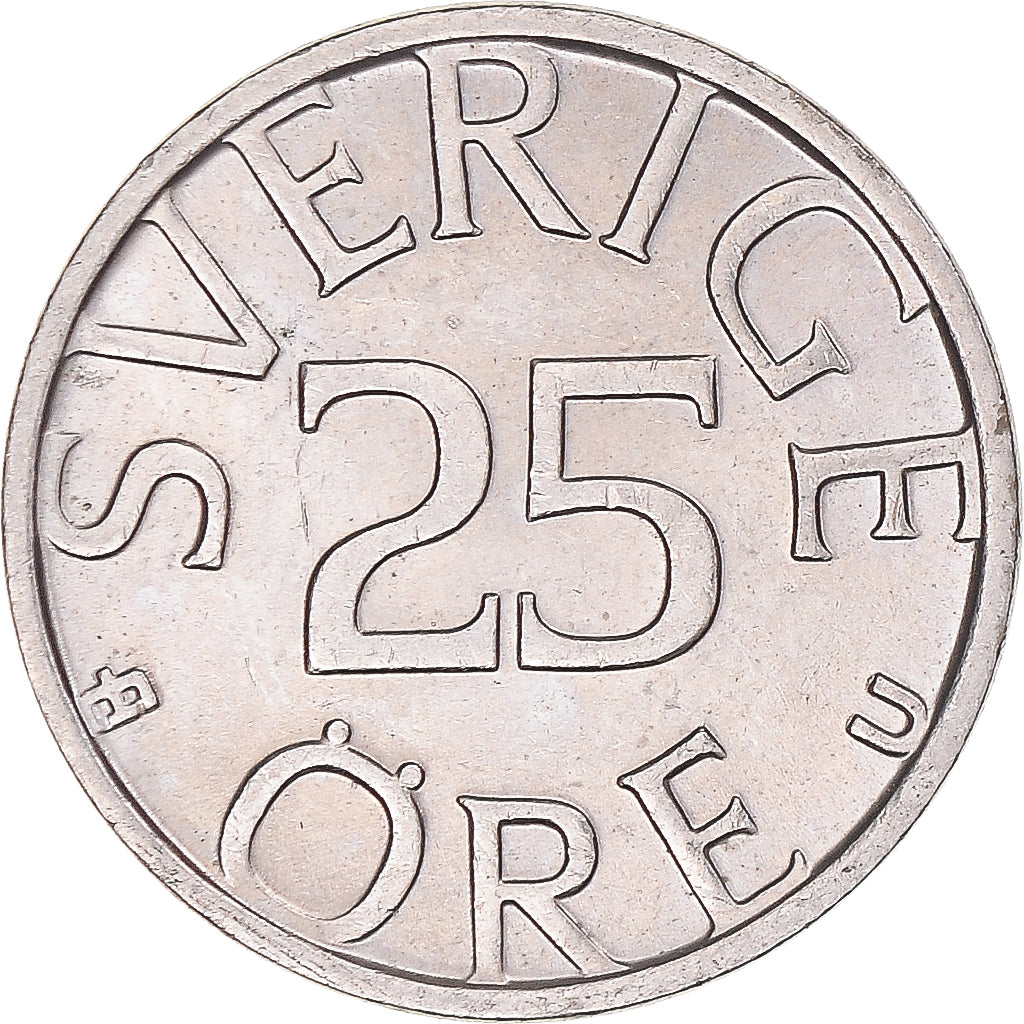 Moneta, Svezia, 25 Öre, 1981