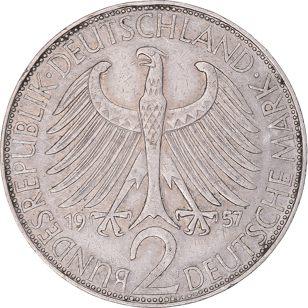 Moeda, Alemanha, 2 Mark, 1957