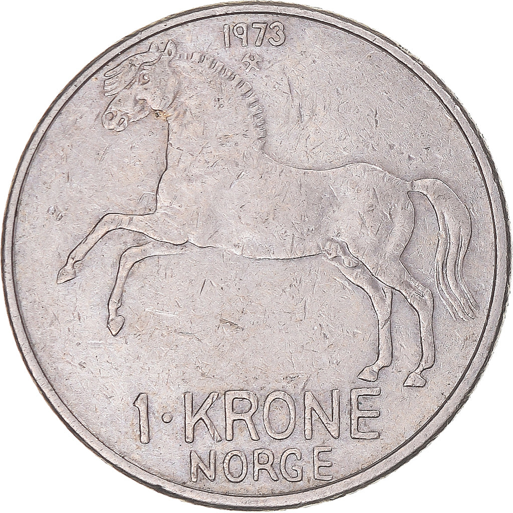 Monnaie, Norvège, Krone, 1973