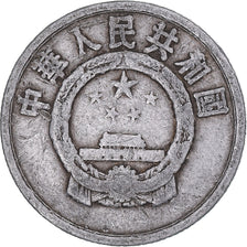 Coin, China, 2 Fen, 1956