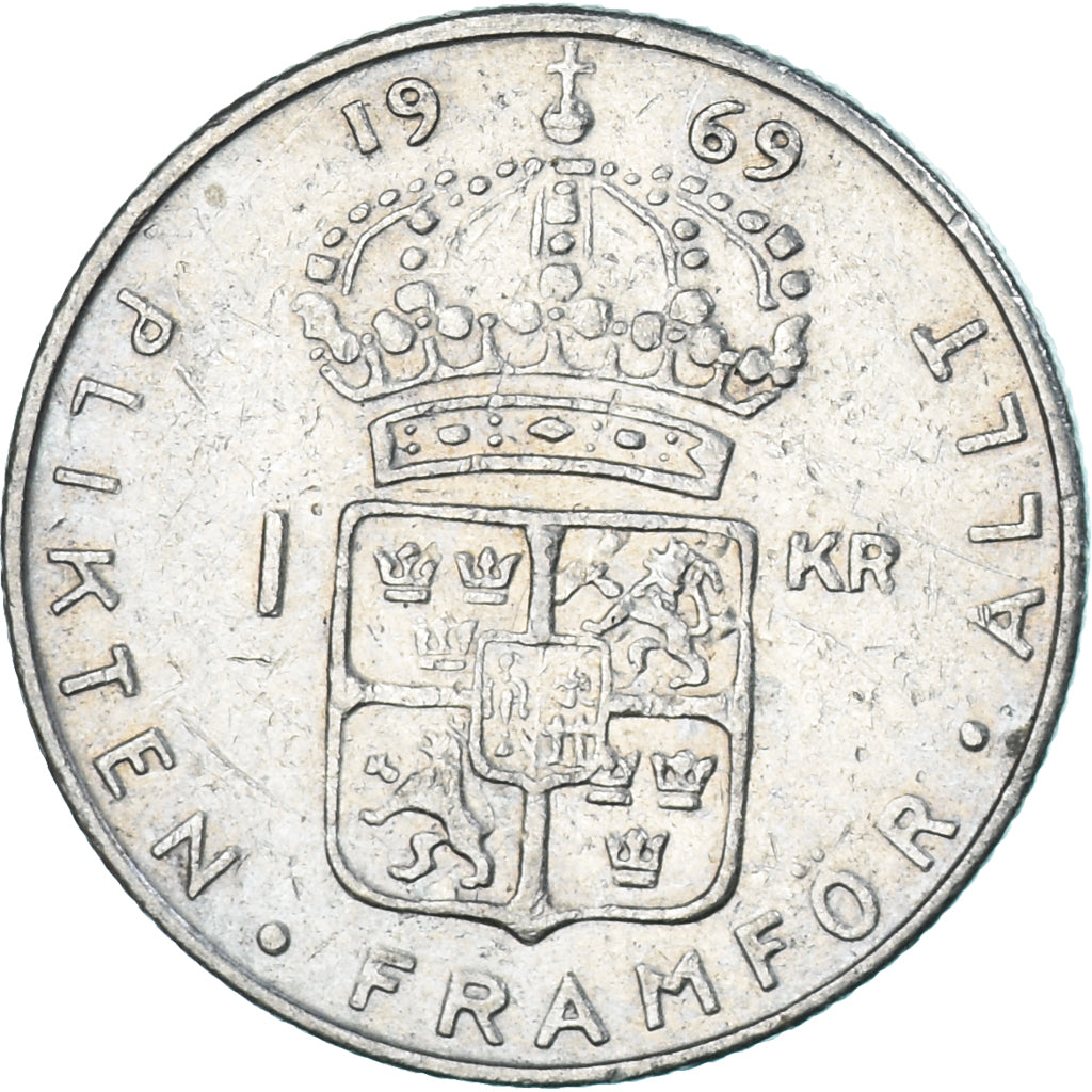 Coin, Sweden, Krona, 1969