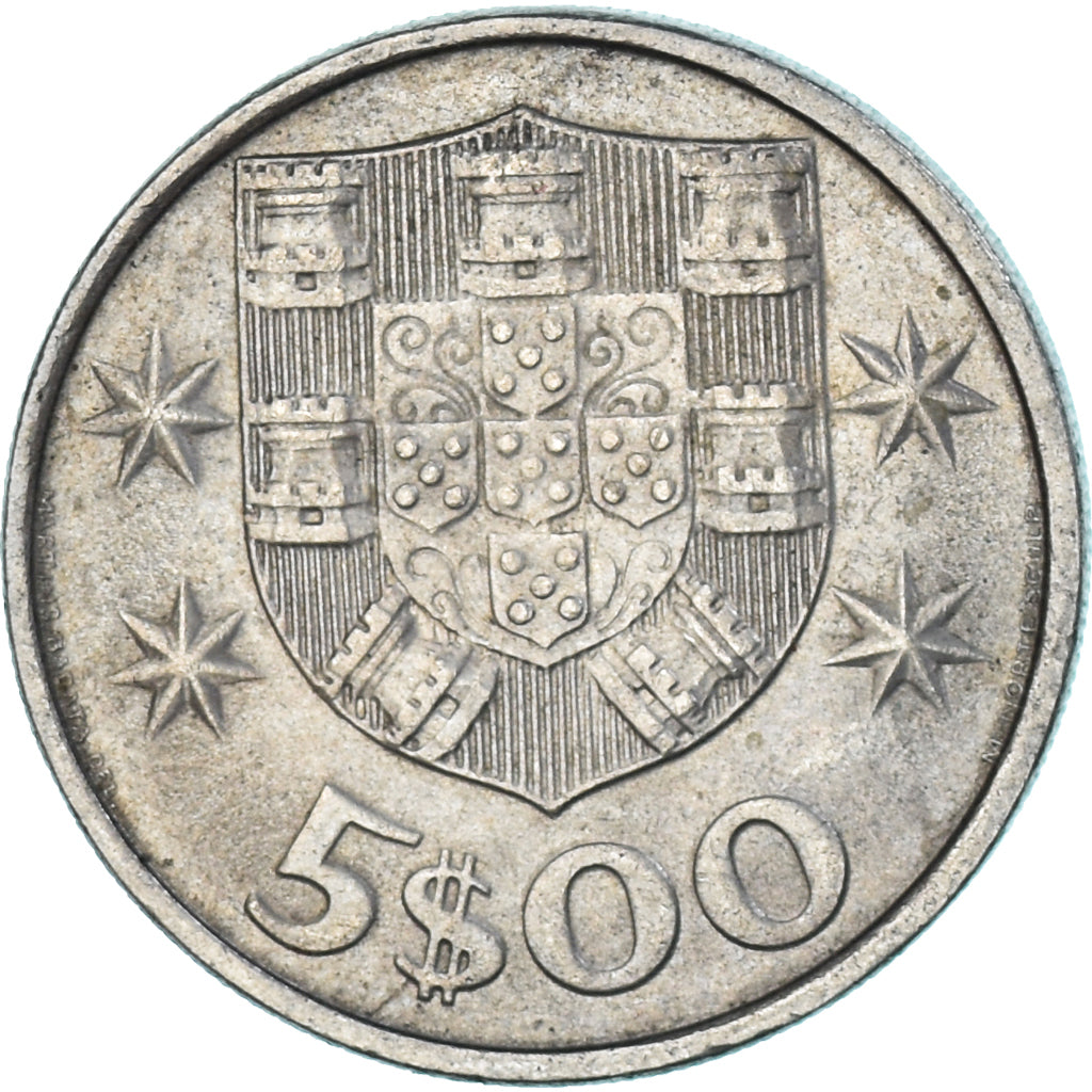 Monnaie, Portugal, 5 Escudos, 1984