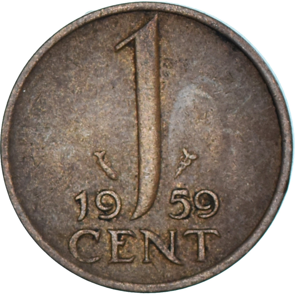 Monnaie, Pays-Bas, Cent, 1959