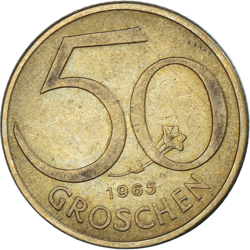 Monnaie, Autriche, 50 Groschen, 1965