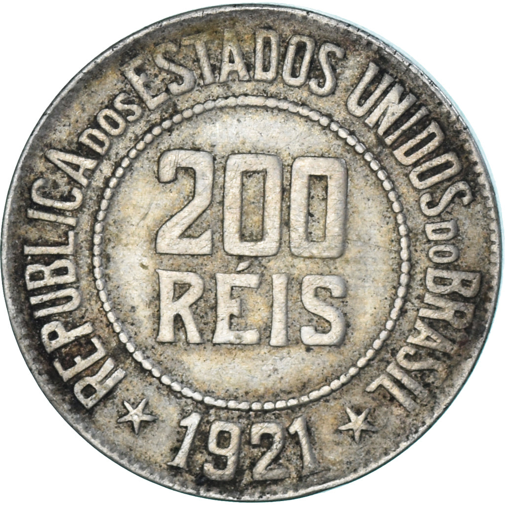 Moneda, Brasil, 200 Reis, 1921