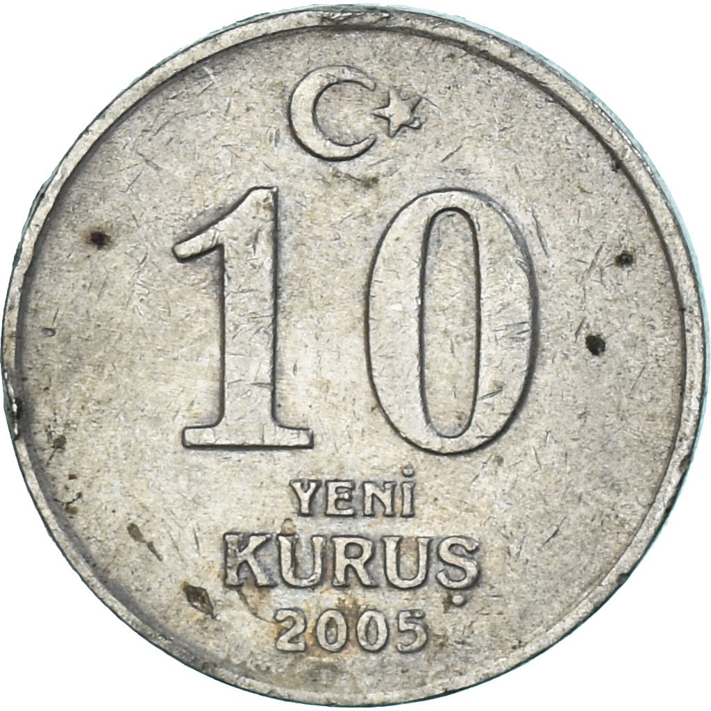 Munten, Turkije, 10 New Kurus, 2005