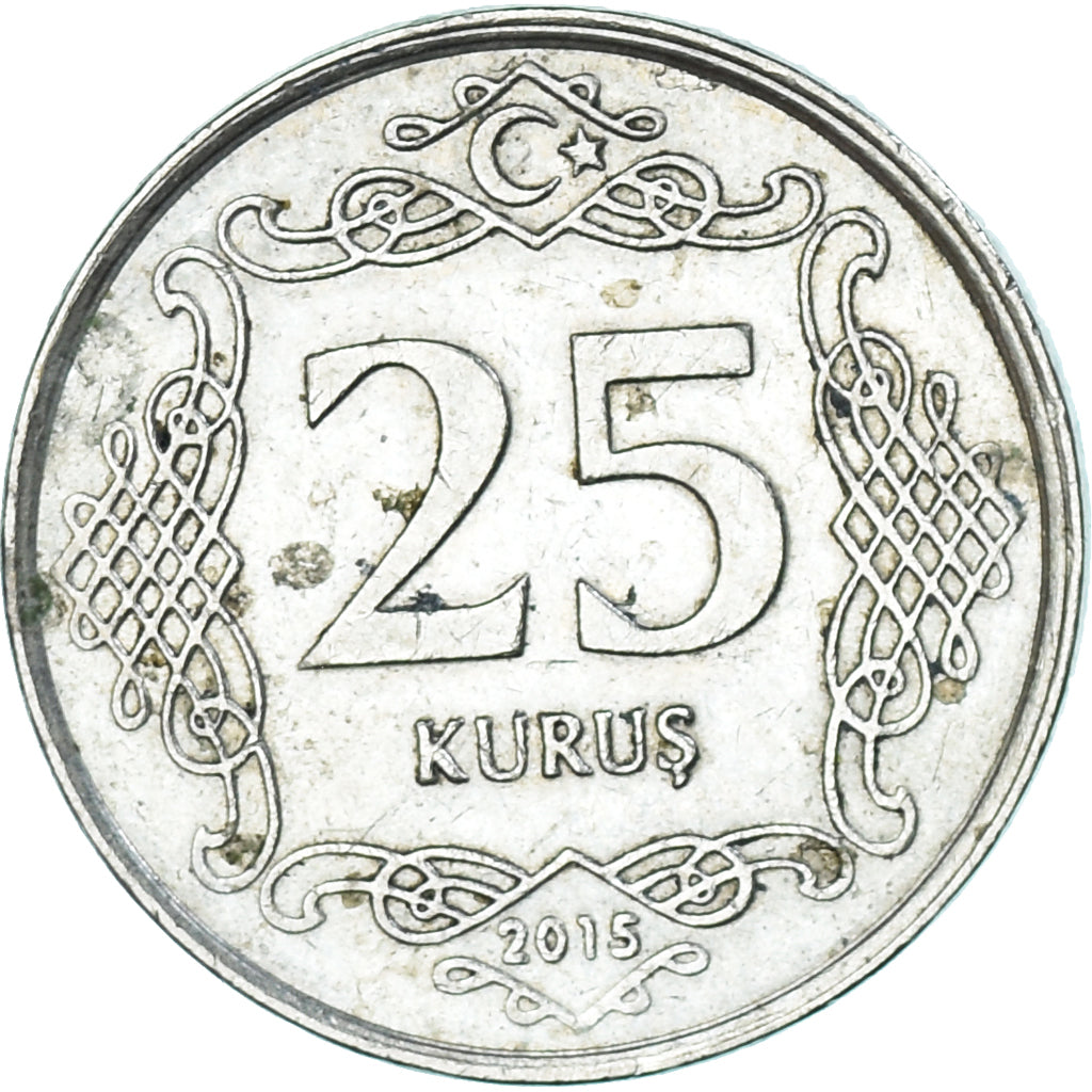 Munten, Turkije, 25 Kurus, 2015