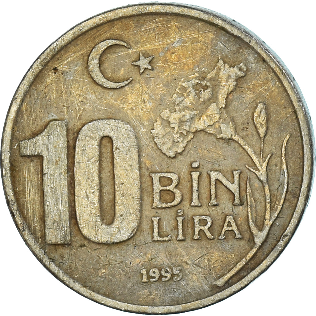 Moneta, Turcja, 10000 Lira, 10 Bin Lira, 1995