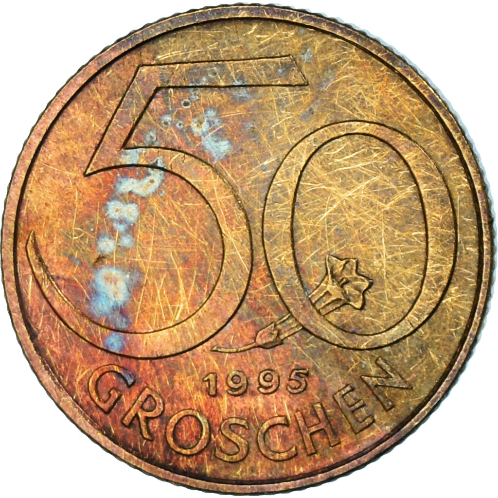 Coin, Austria, 50 Groschen, 1995