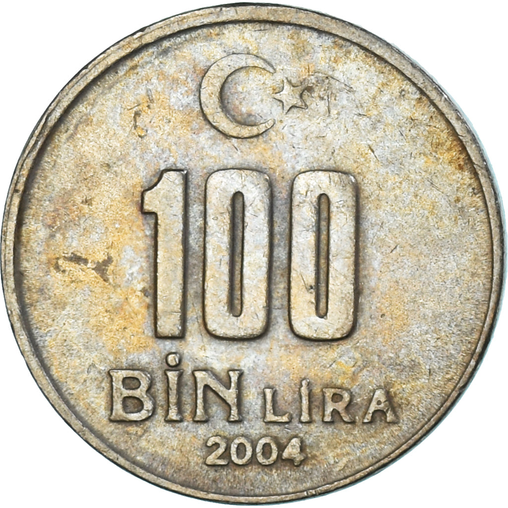 Munten, Turkije, 100000 Lira, 100 Bin Lira, 2004