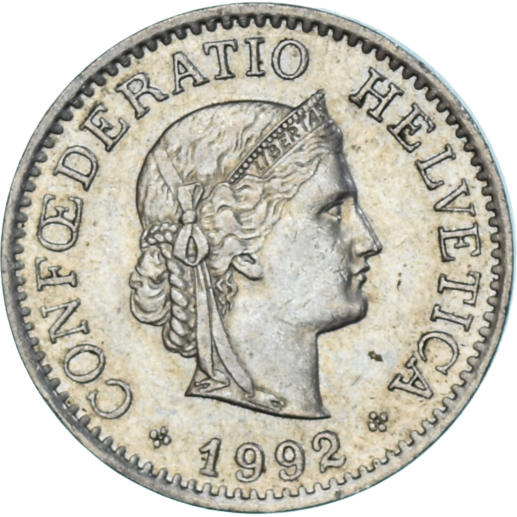 Munten, Zwitserland, 10 Rappen, 1992