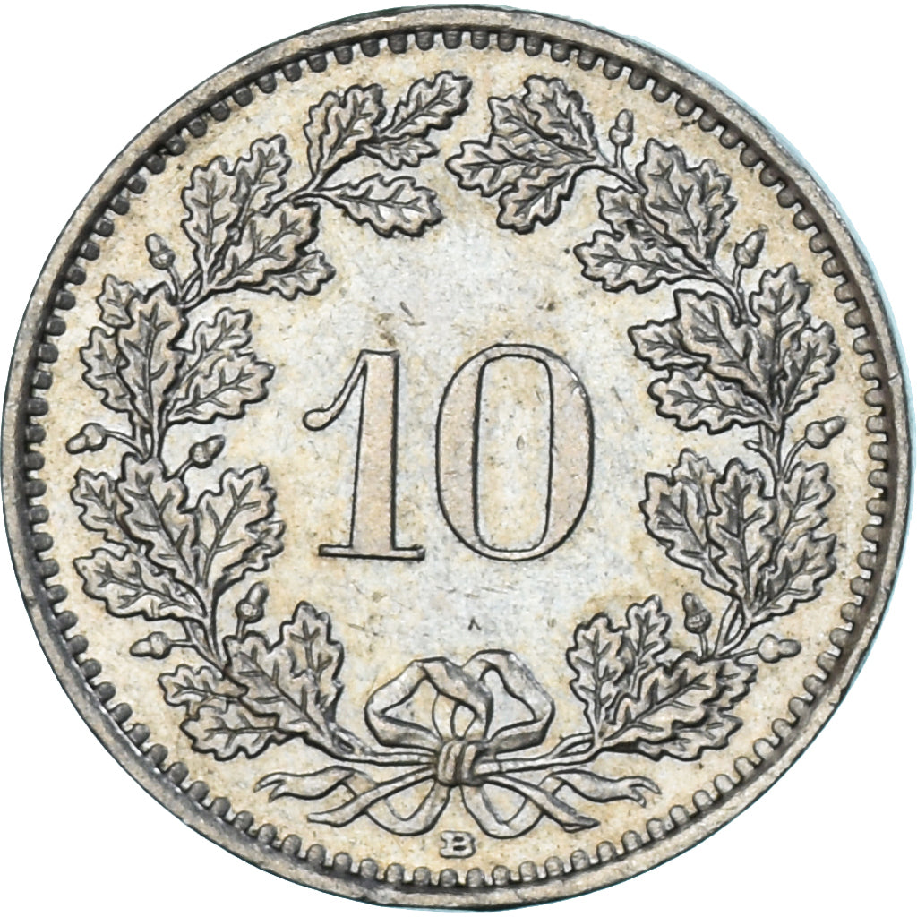 Munten, Zwitserland, 10 Rappen, 1992