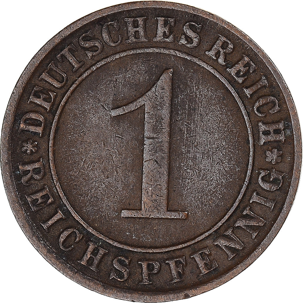Moneta, Germania, Reichspfennig, 1925