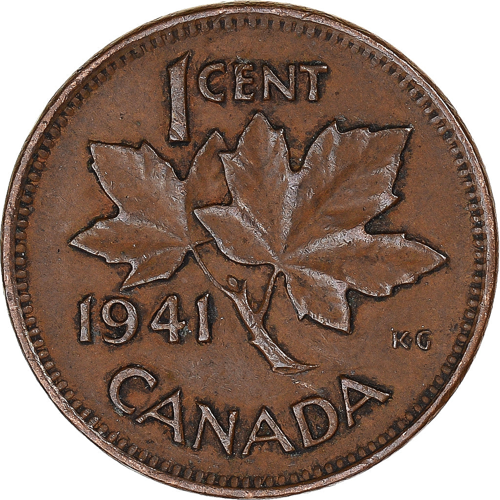 Moneta, Canada, Cent, 1941