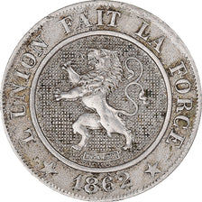Moeda, Bélgica, 10 Centimes, 1862