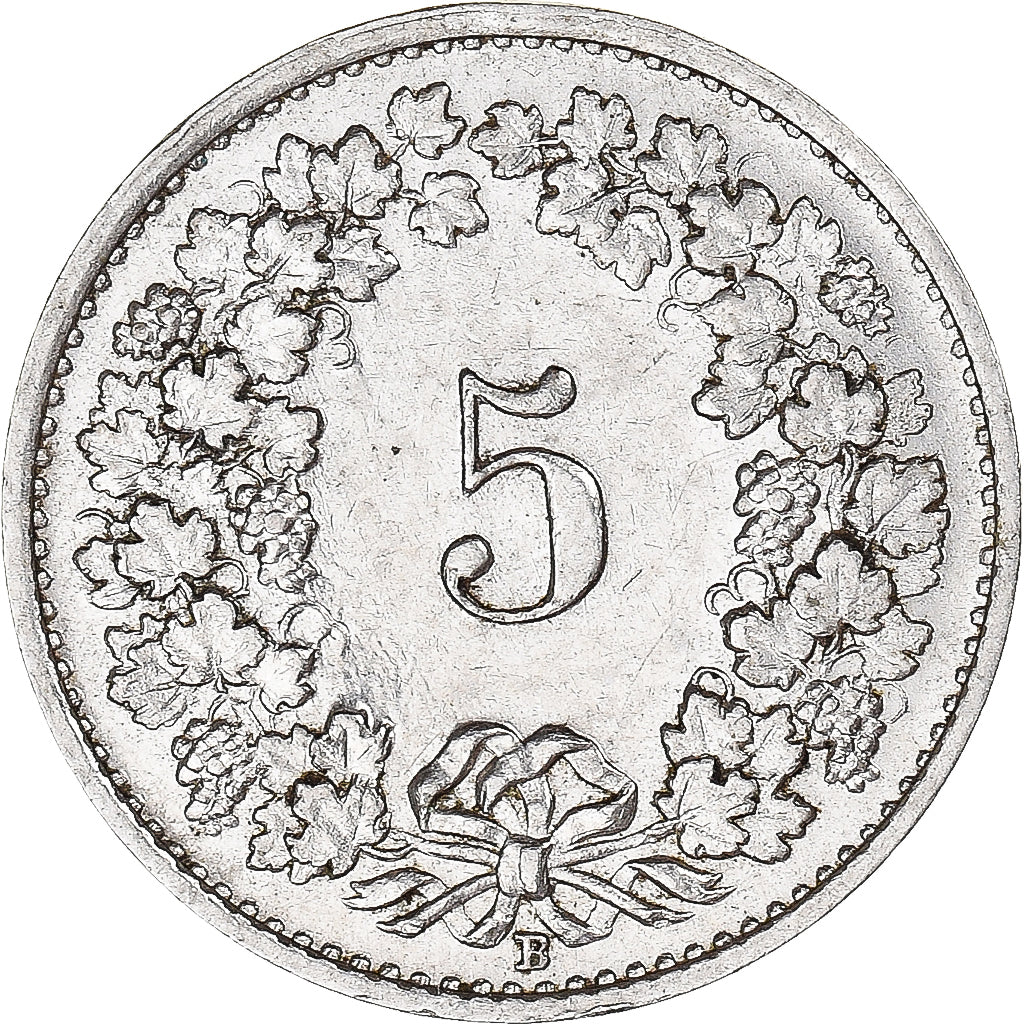 Munten, Zwitserland, 5 Rappen, 1933