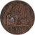 Moneda, Bélgica, 2 Centimes, 1869