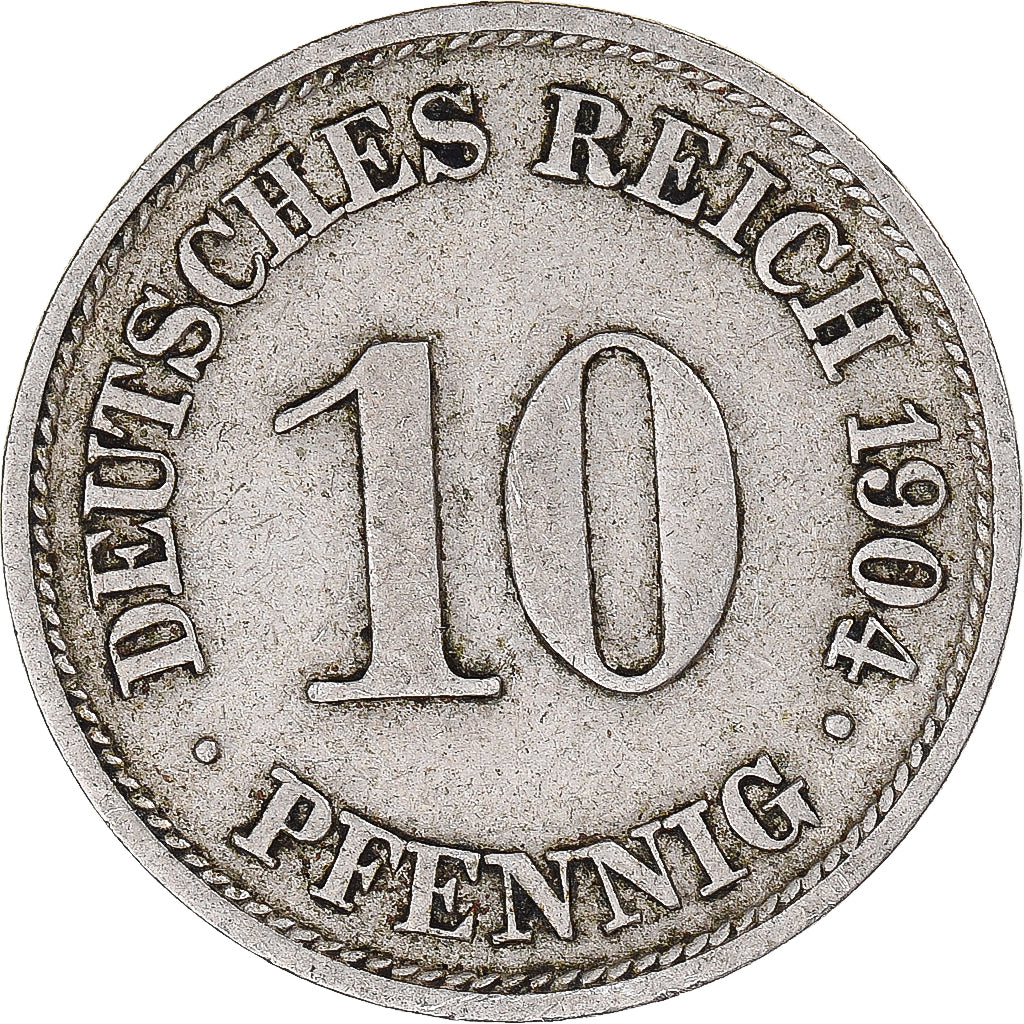 Coin, Germany, 10 Pfennig, 1904