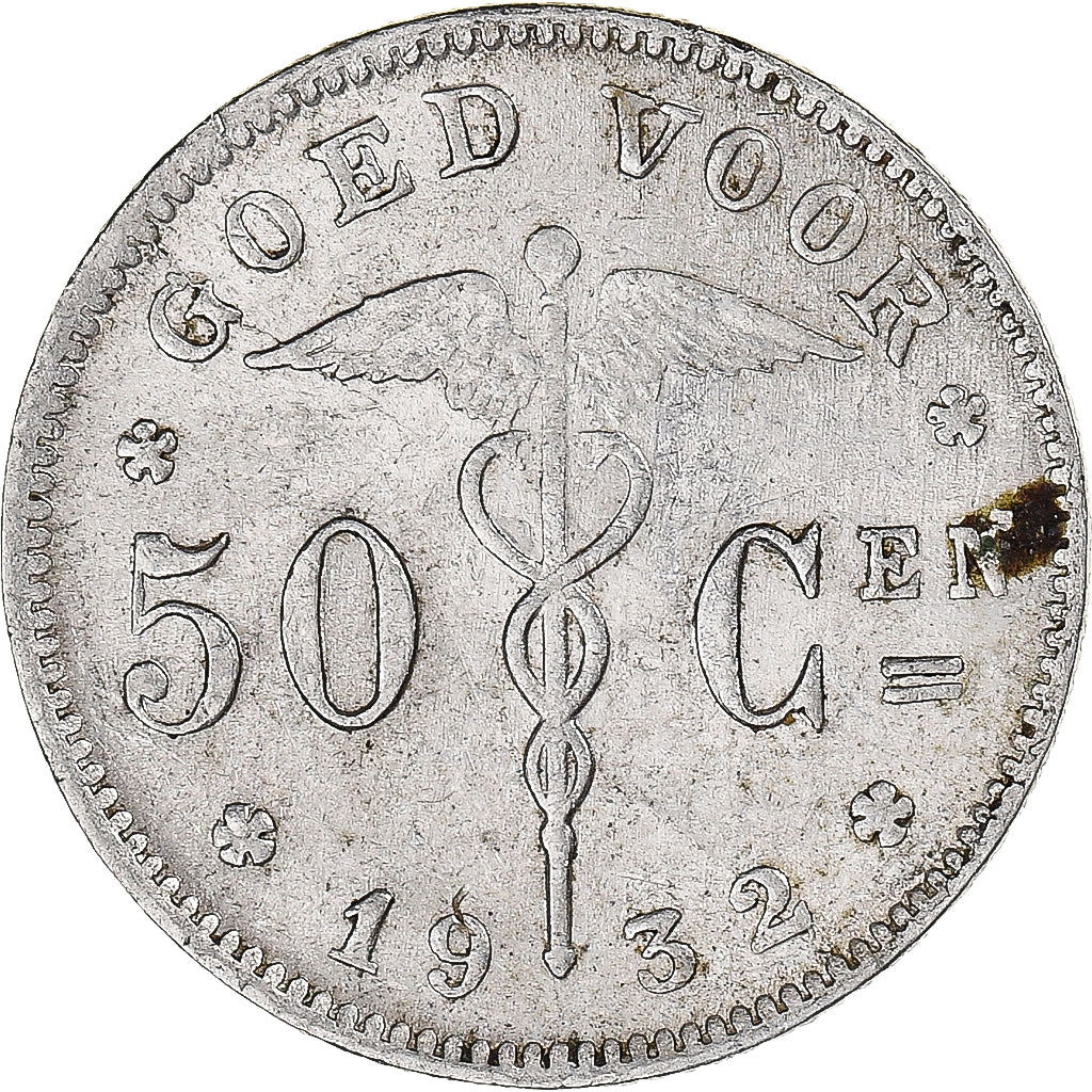 Moneta, Belgio, 50 Centimes, 1932