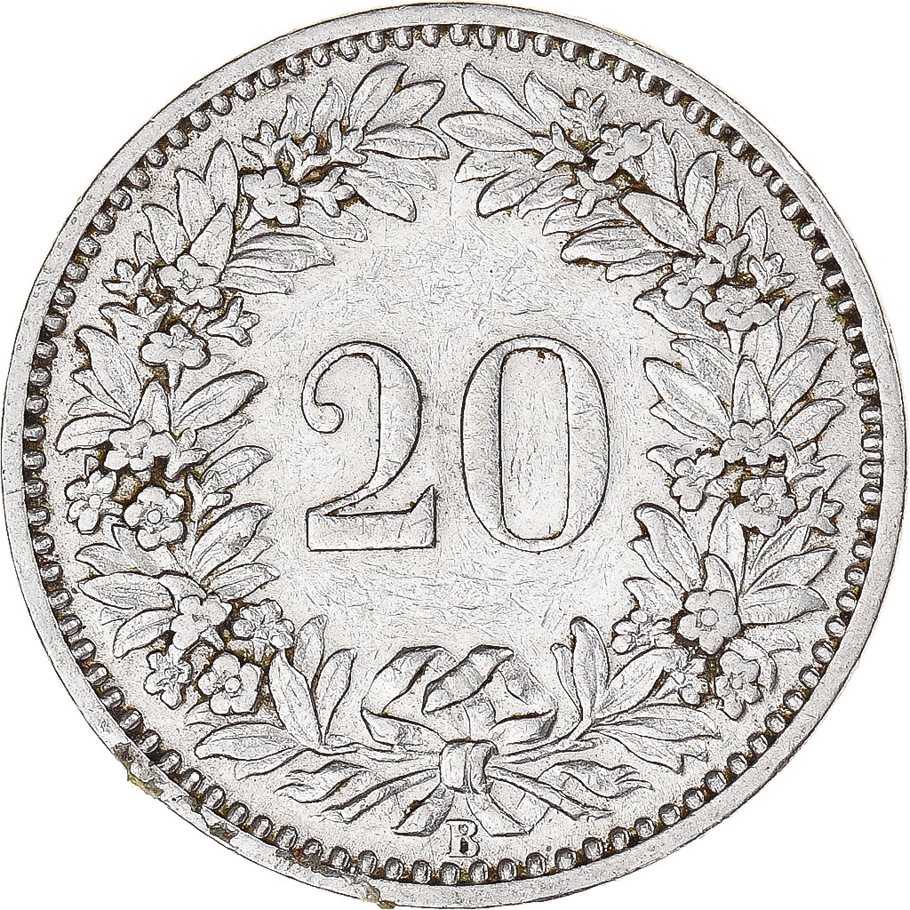 Moneta, Szwajcaria, 20 Rappen, 1919