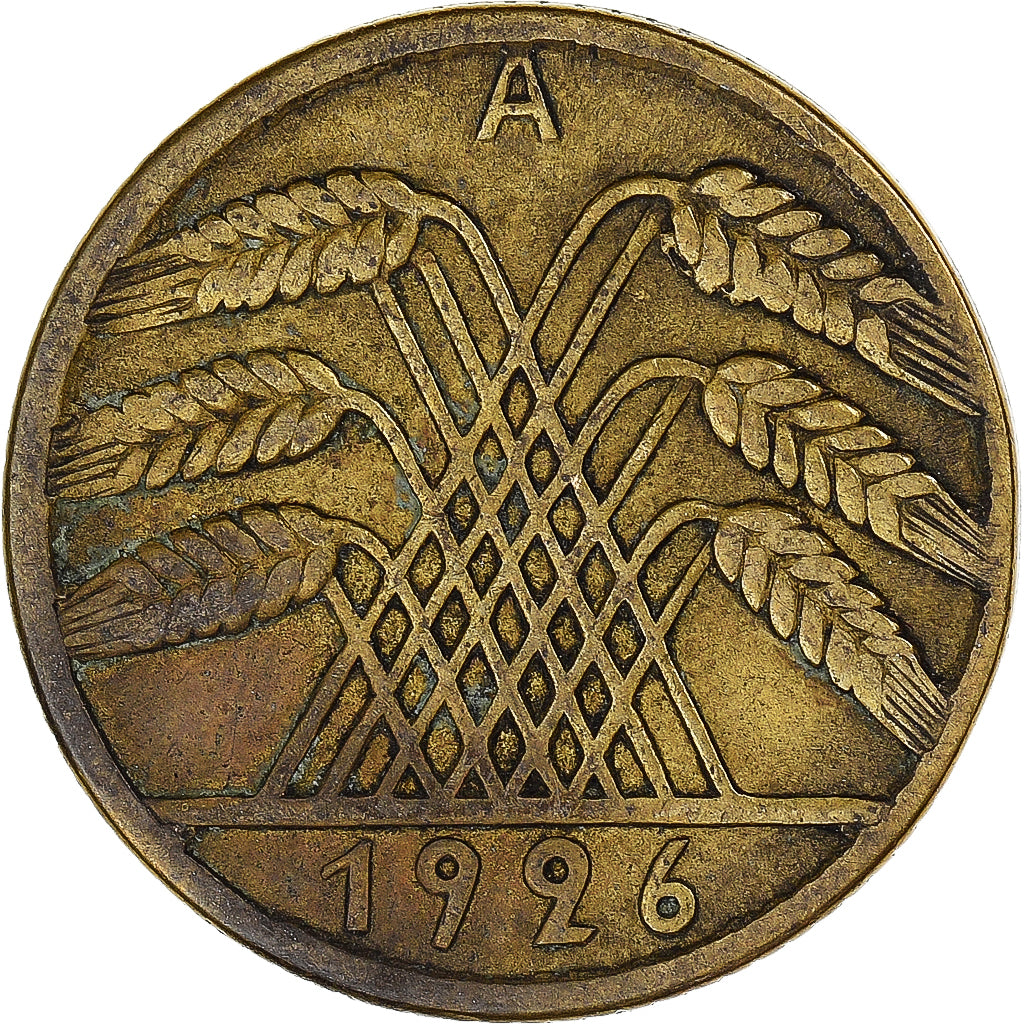 Moeda, Alemanha, 10 Reichspfennig, 1926