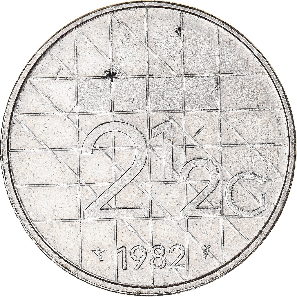 Moneta, Holandia, 2-1/2 Gulden, 1982