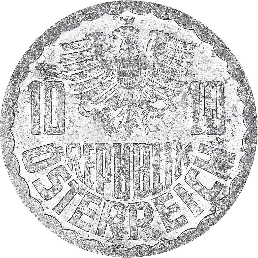 Moeda, Áustria, 10 Groschen, 1995